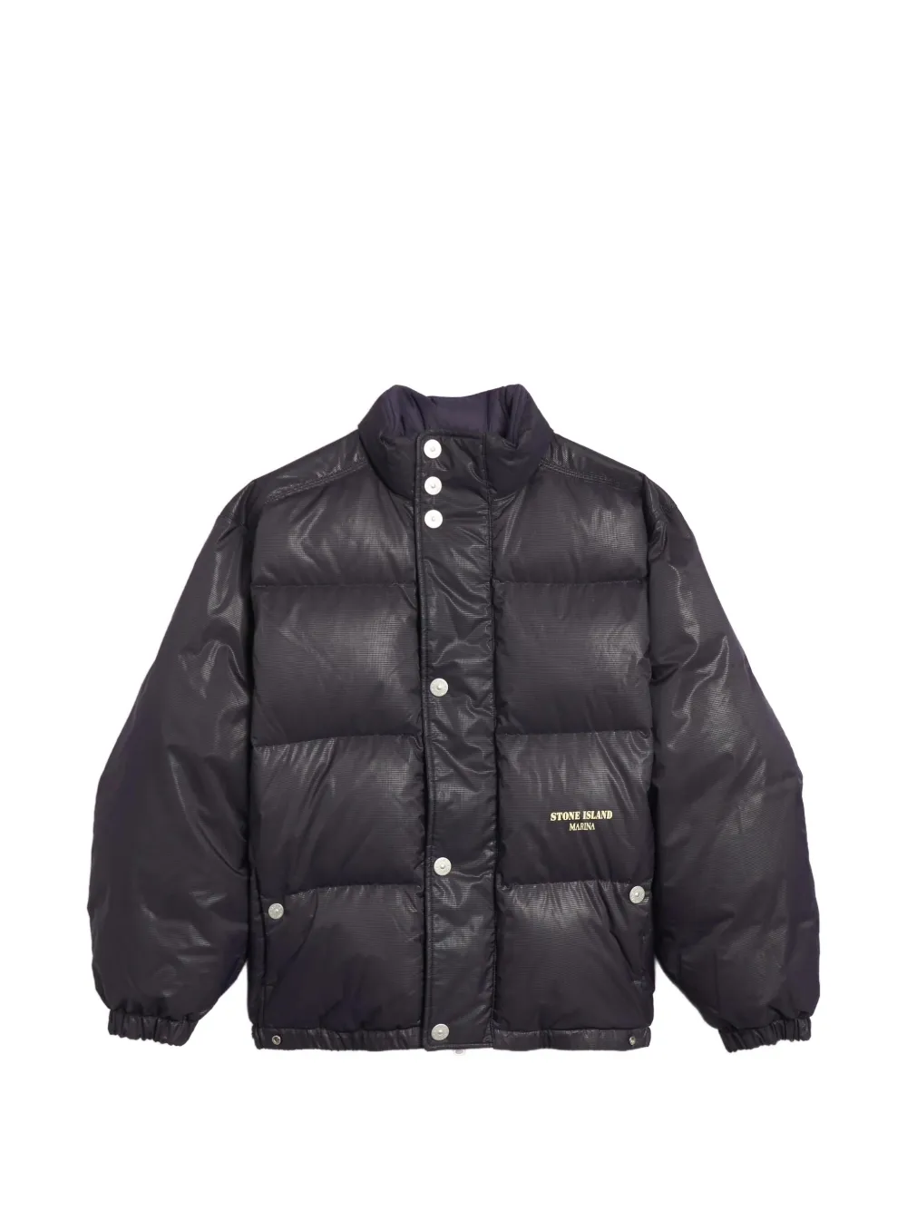 Stone Island Junior Jack met knopen Zwart