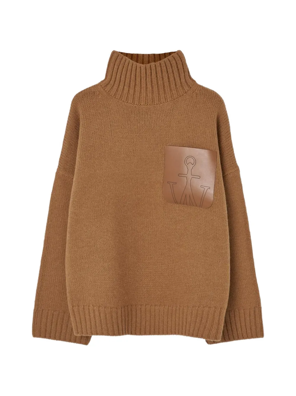 JW Anderson leather patch pocket sweater - Nude