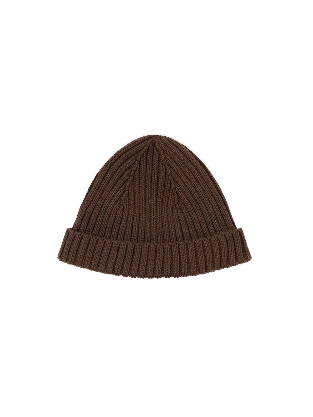 Carrer Oria Ribbed Beanie Hat In Brown