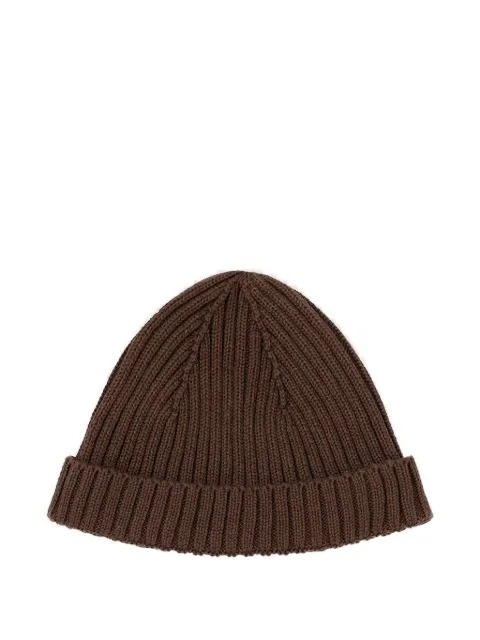 Carrer Oria ribbed beanie hat