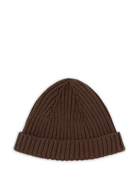 Carrer Oria ribbed beanie hat