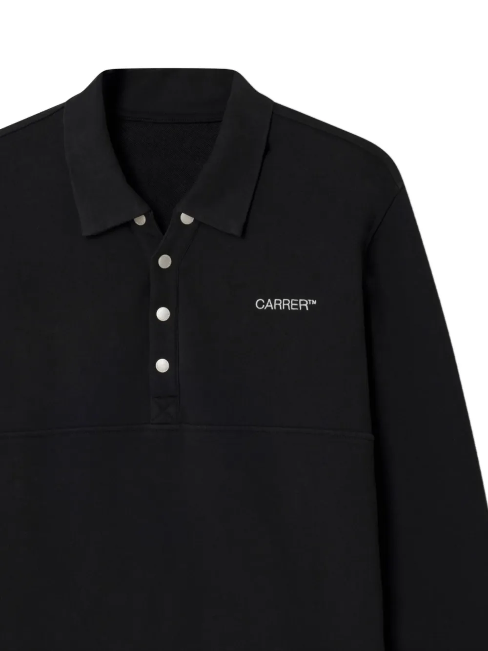 Carrera Val poloshirt met lange mouwen - Zwart