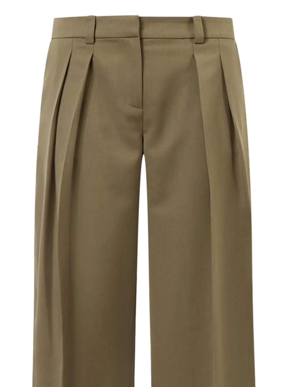 The Frankie Shop Daytona geplooide broek - Groen