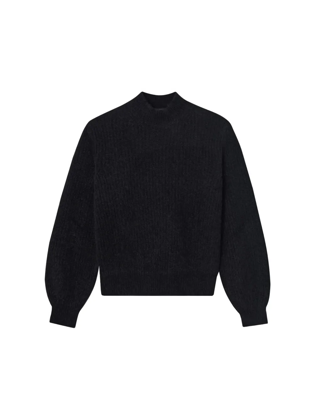 Apc Emilia Funnel-neck Sweater In Black