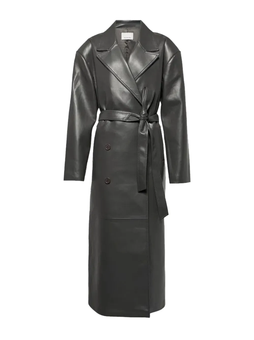 The Frankie Shop Tina Trench Coat In Black