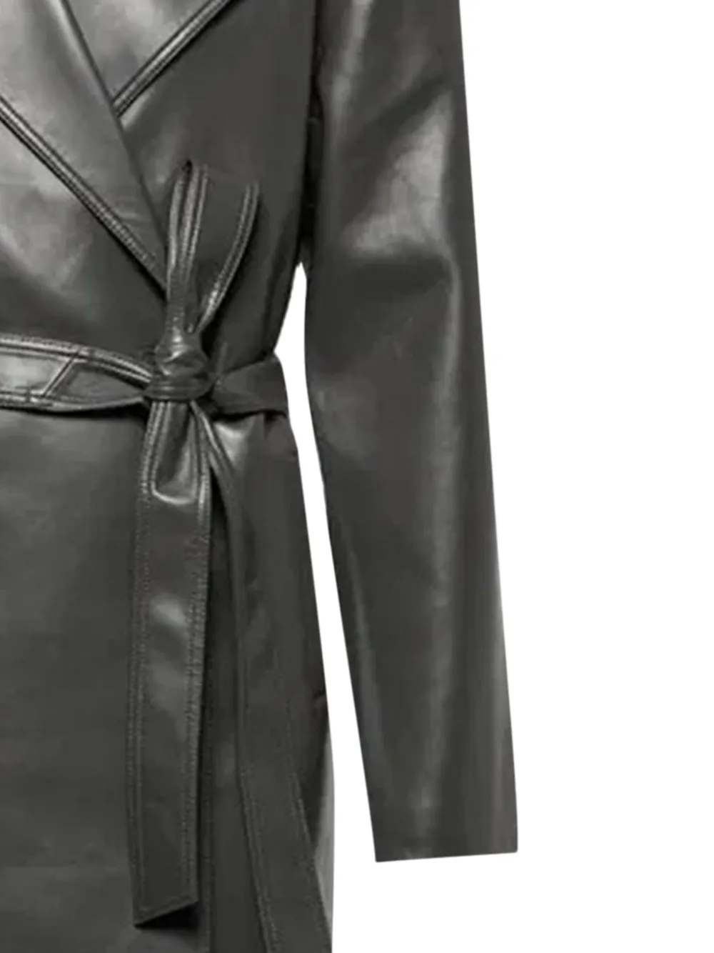 The Frankie Shop TINA trenchcoat - Zwart