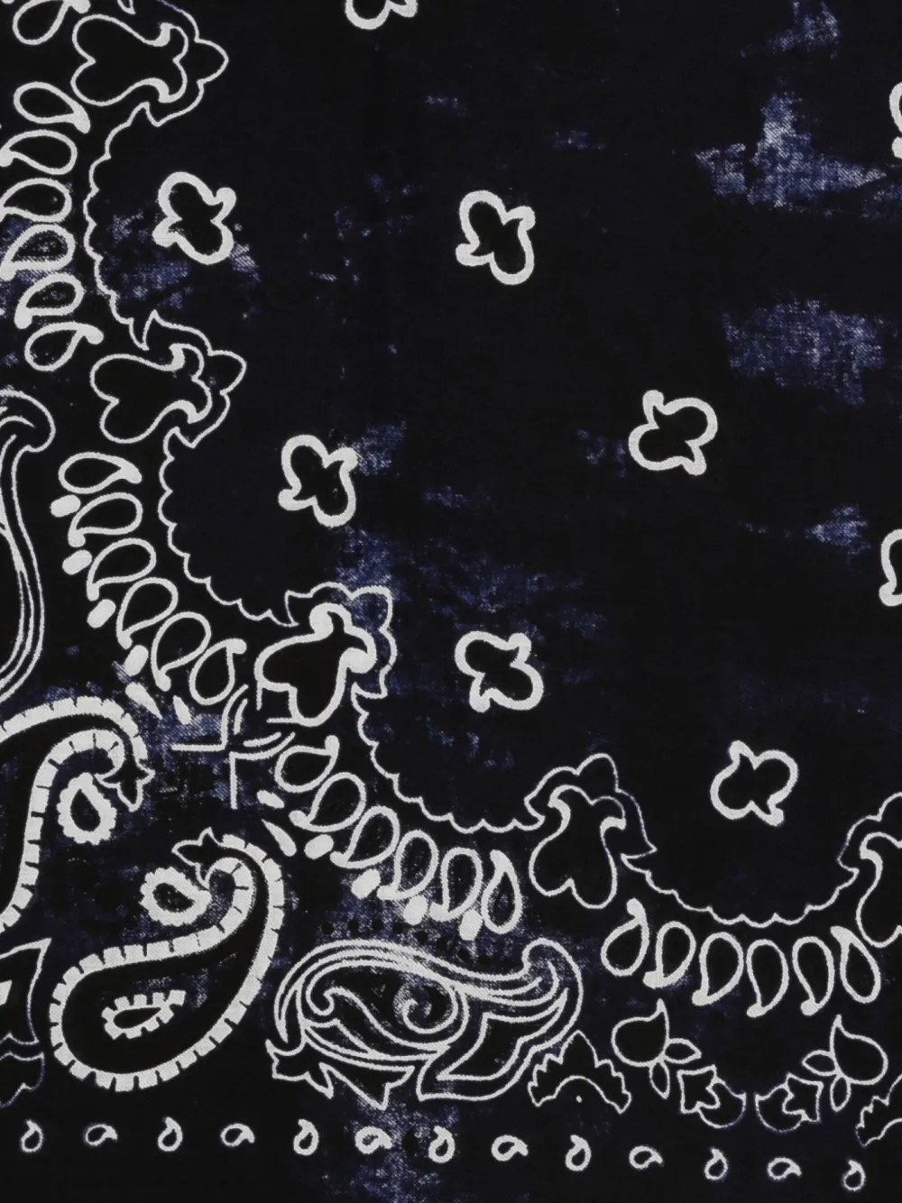 Destin paisley-print bandana scarf - Blauw