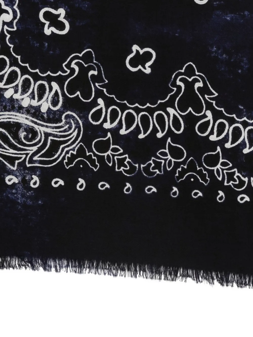 Destin Bandana met paisley-print Blauw