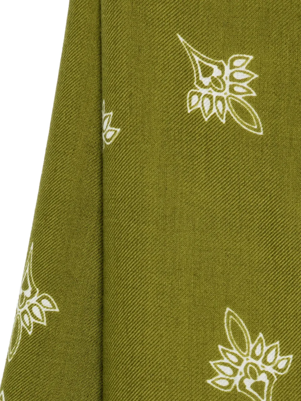 Destin paisley-print bandana scarf - Groen
