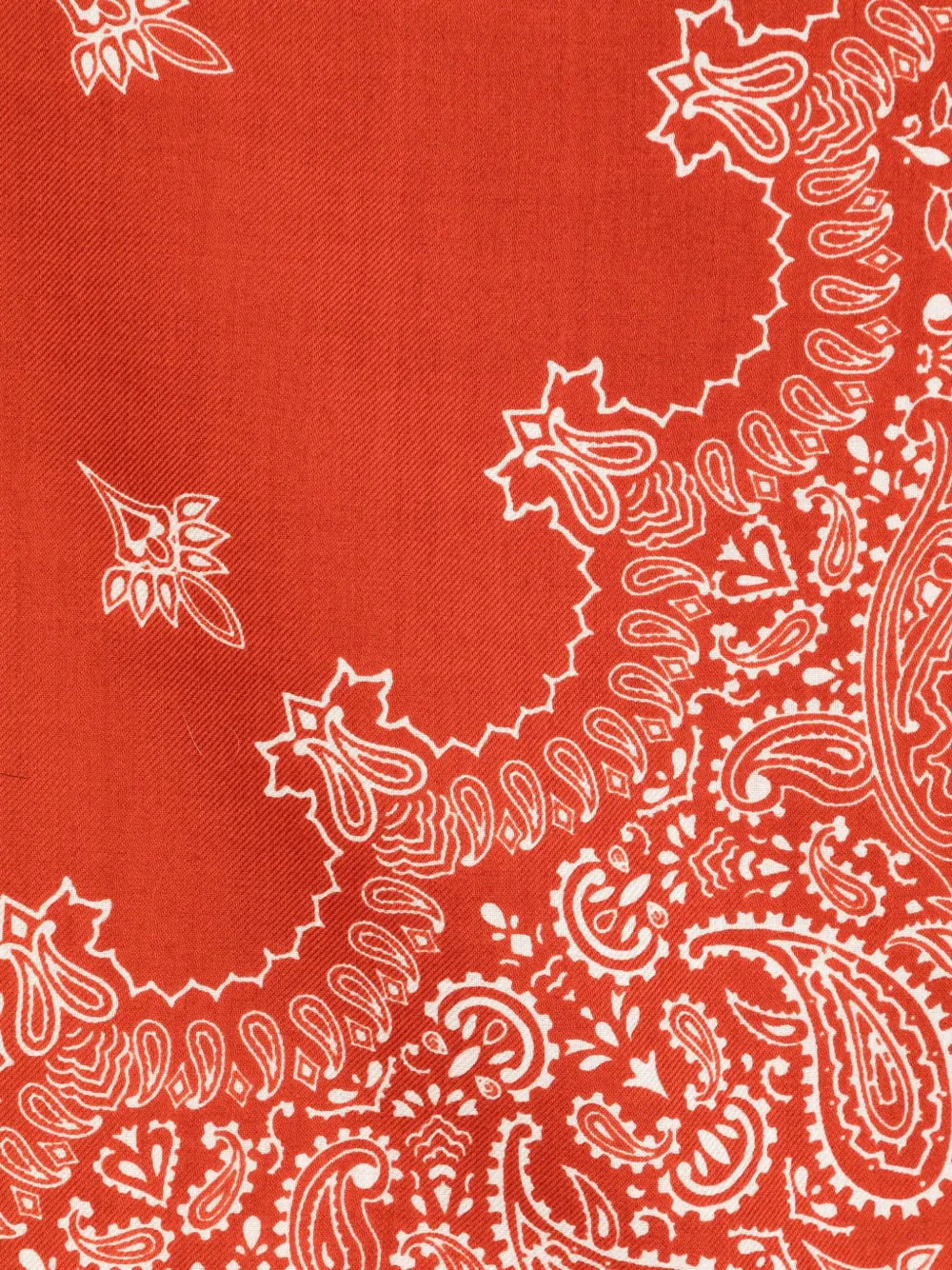 Destin Paisley-print Bandana Scarf In Red