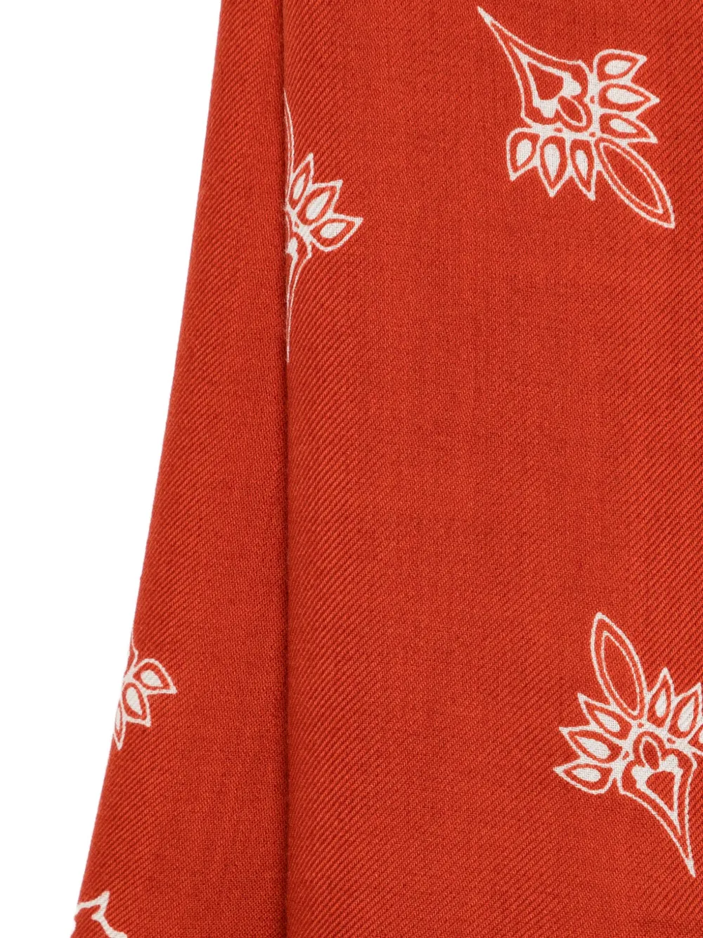 Destin Paisley-print Bandana Scarf In Red