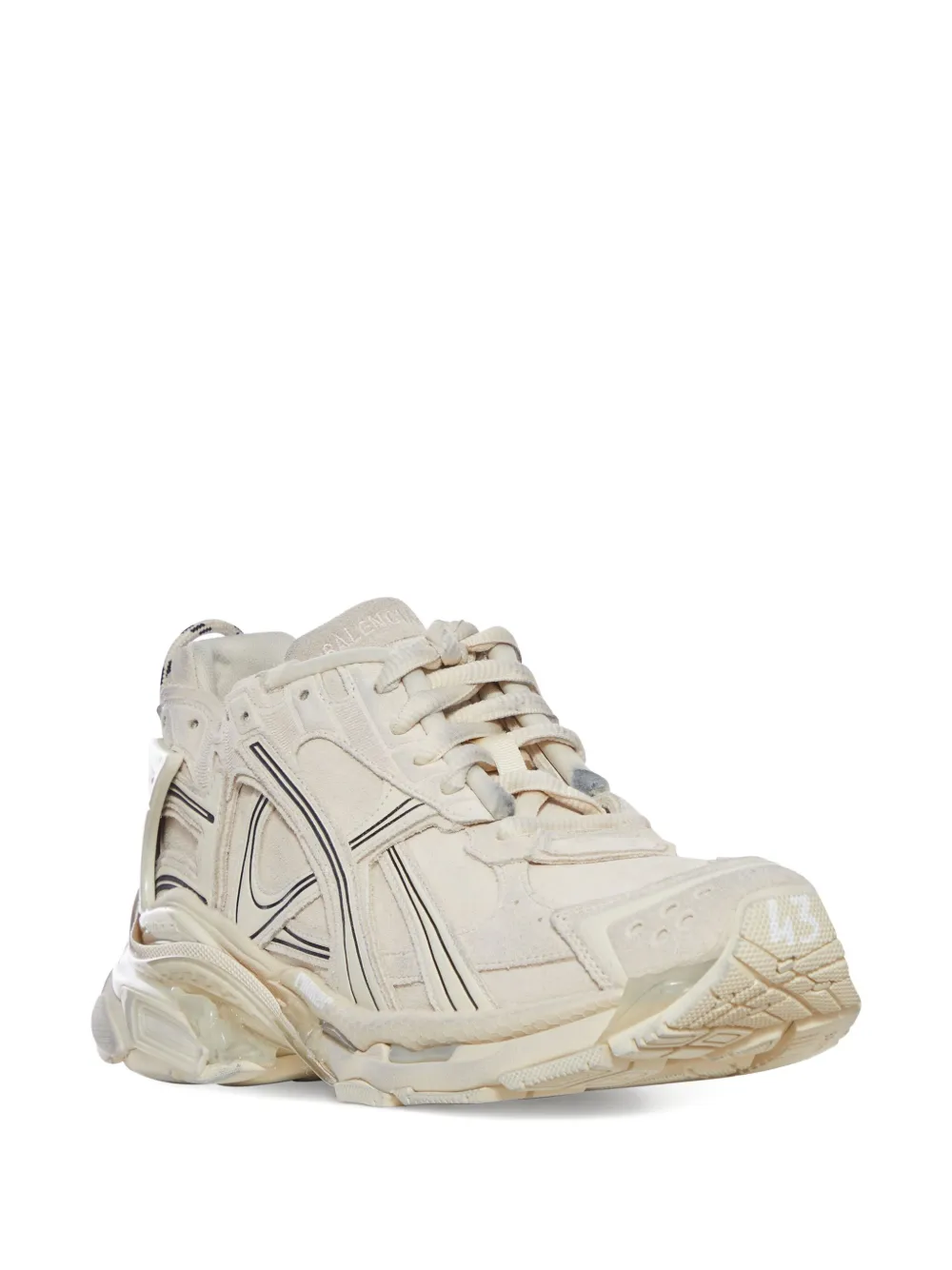 Balenciaga baskets Runner en daim | Baskets basses | Image 2