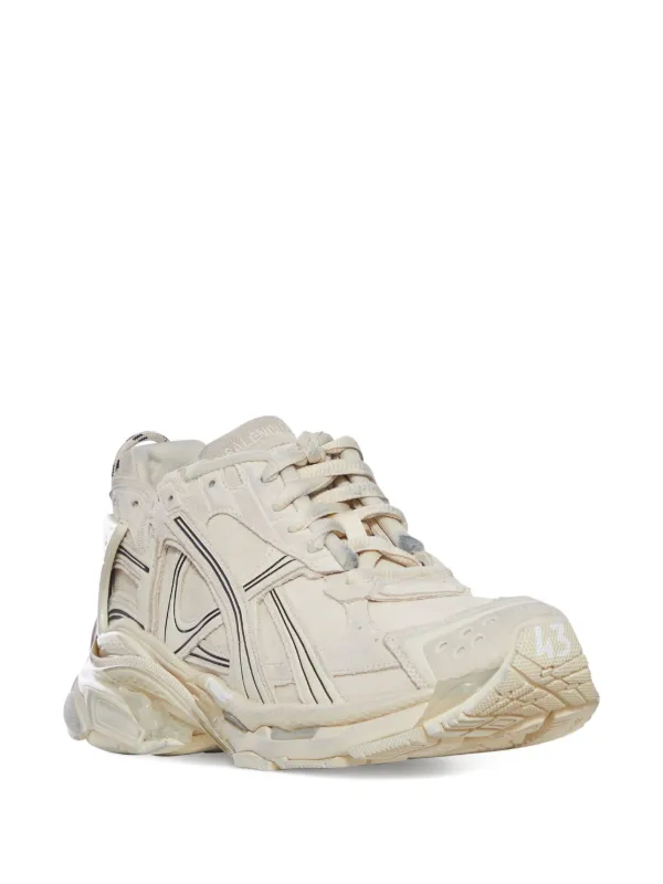 Balenciaga Runner Suede Sneakers | Neutrals | FARFETCH