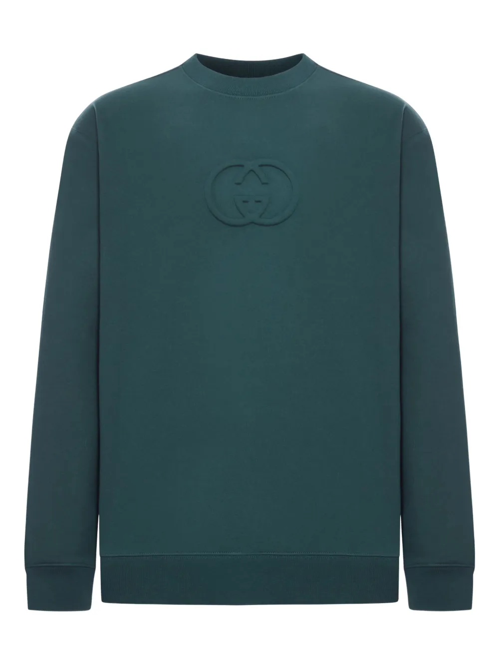 Gucci sudadera con logo en relieve | verde | Image 1