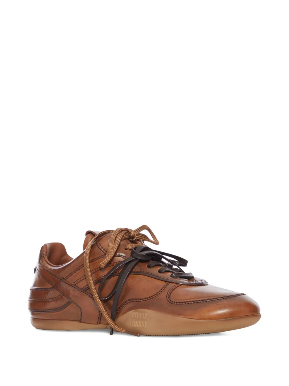 Miu Miu leather sneakers | Low-Tops | Image 2
