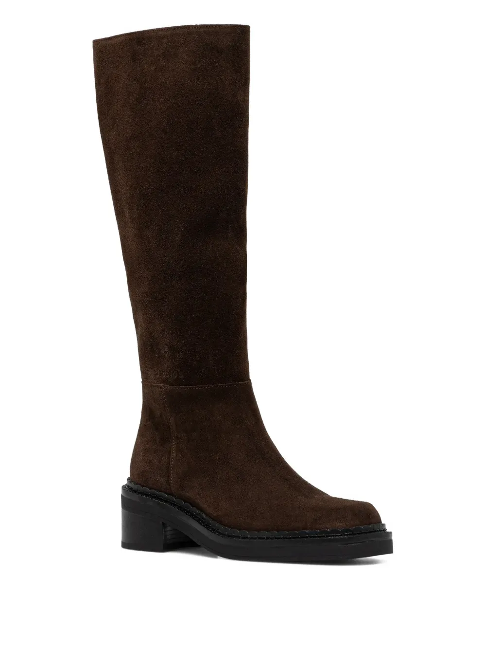 Copenhagen suede knee-high boots Bruin