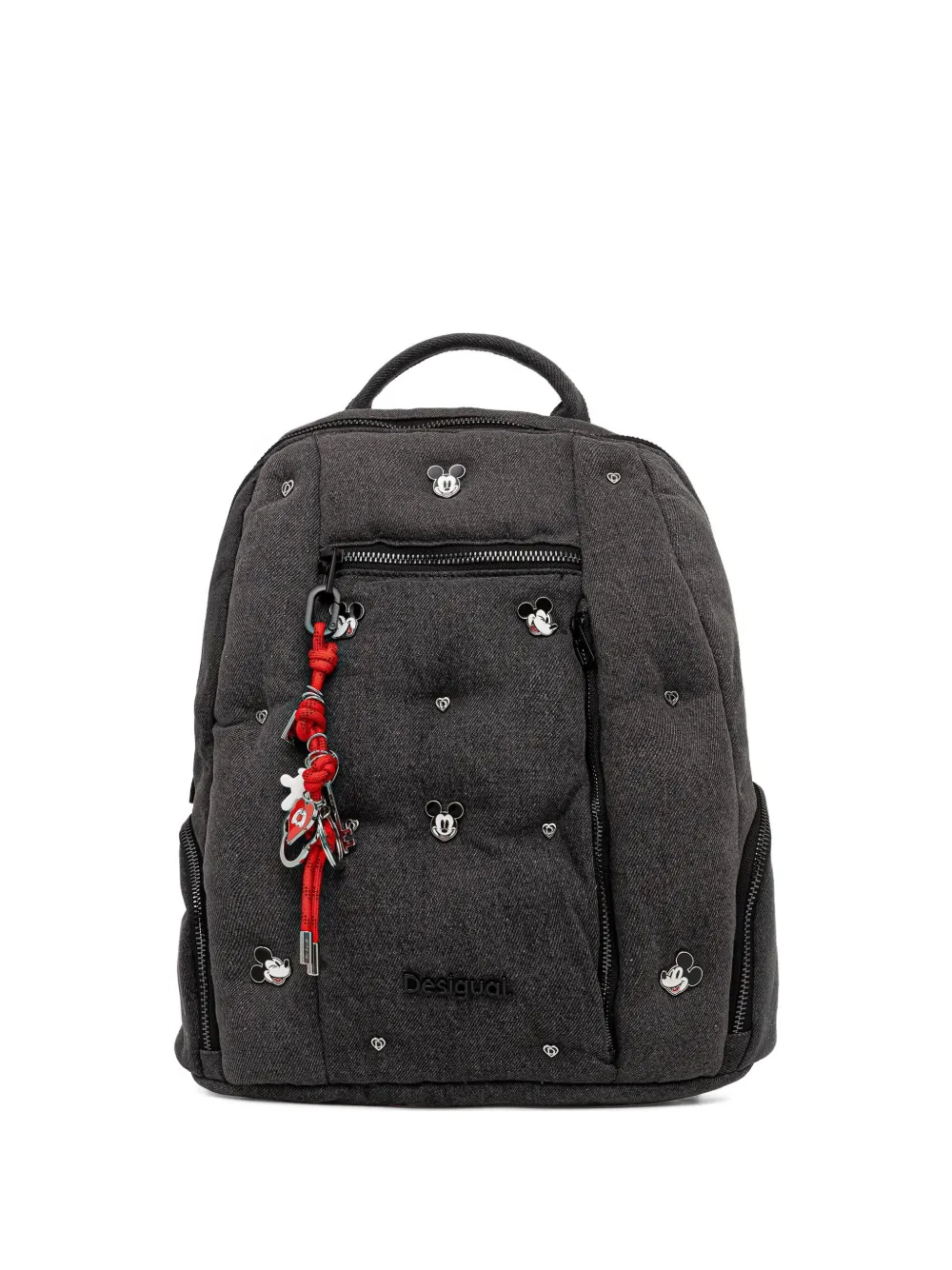 Desigual mochila capitonada con apliques | gris | Image 1