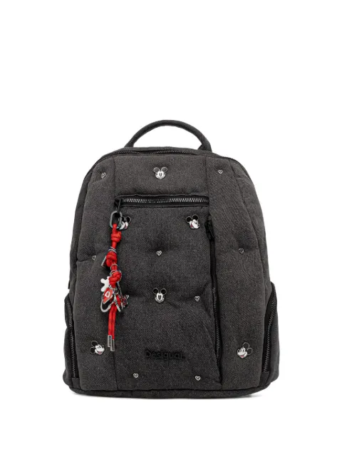 Desigual appliqué-detail quilted-effect backpack