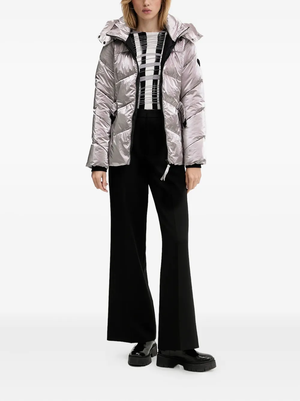 Desigual metallic-effect padded jacket | Down Jackets | Image 2
