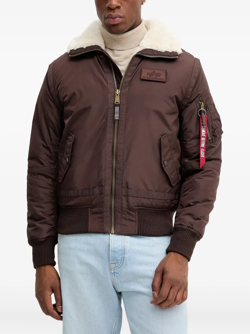 Alpha Industries chamarra bomber B-15 III TT | marrón | Image 1