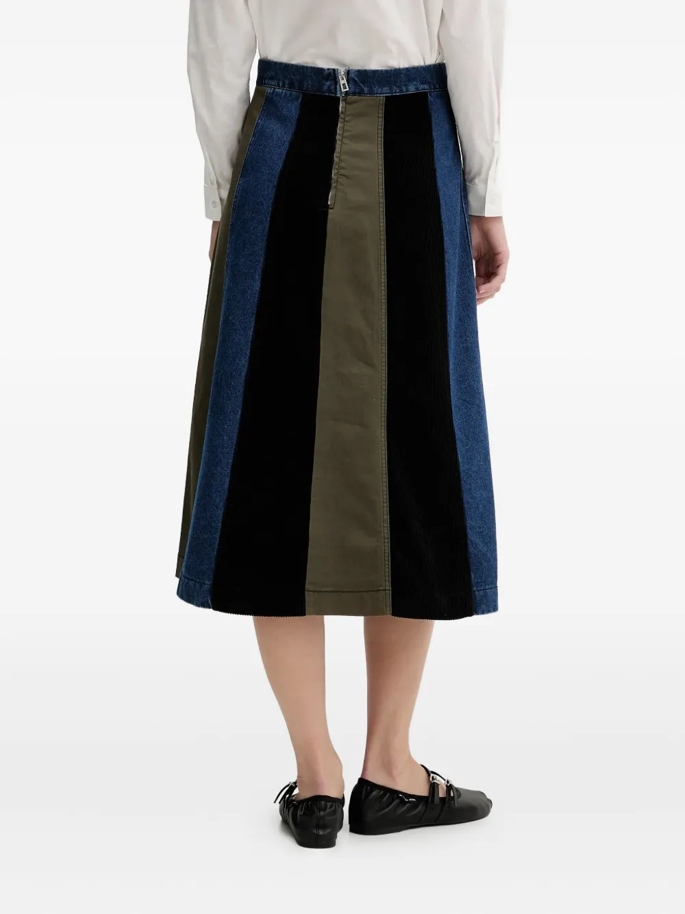 Desigual Rok met patchwork Zwart