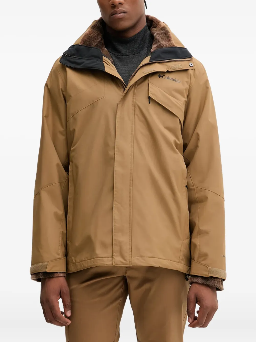 Columbia zipped reversible hooded jacket | tons neutres | Image 1