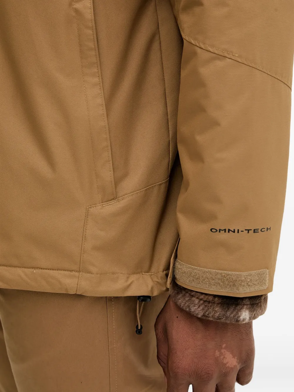 Columbia Omkeerbaar jack met capuchon en rits Beige