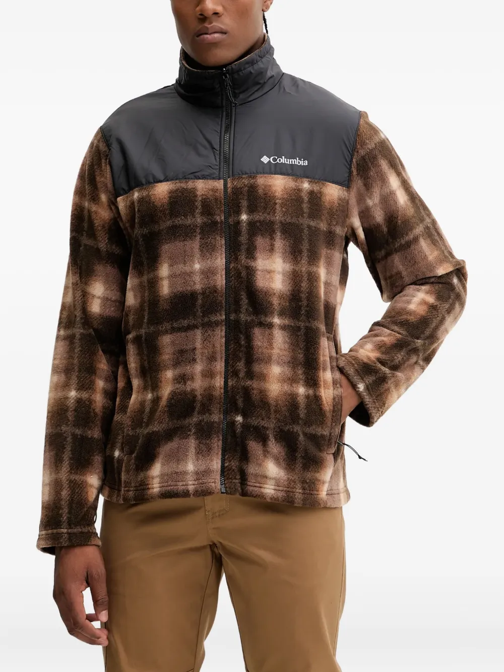 Columbia Omkeerbaar jack met capuchon en rits Beige