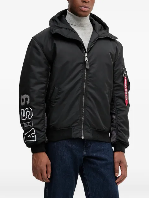 Alpha Industries MA-1 hooded jacket