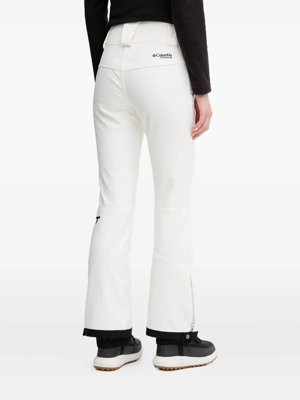 Columbia Buttoned Skiwear Trousers In White