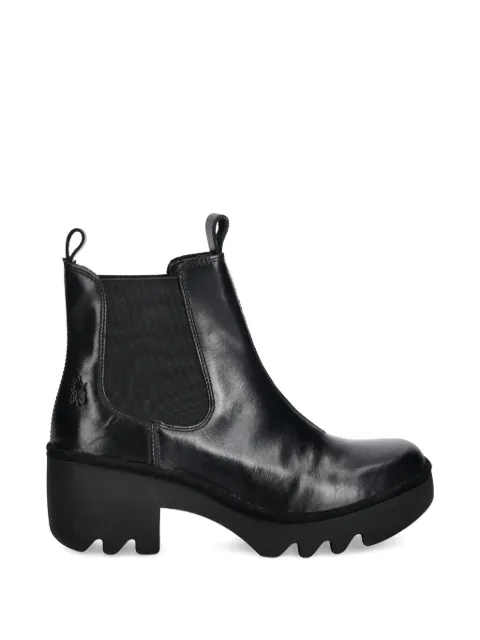 Fly London pull-tab block-heel boots