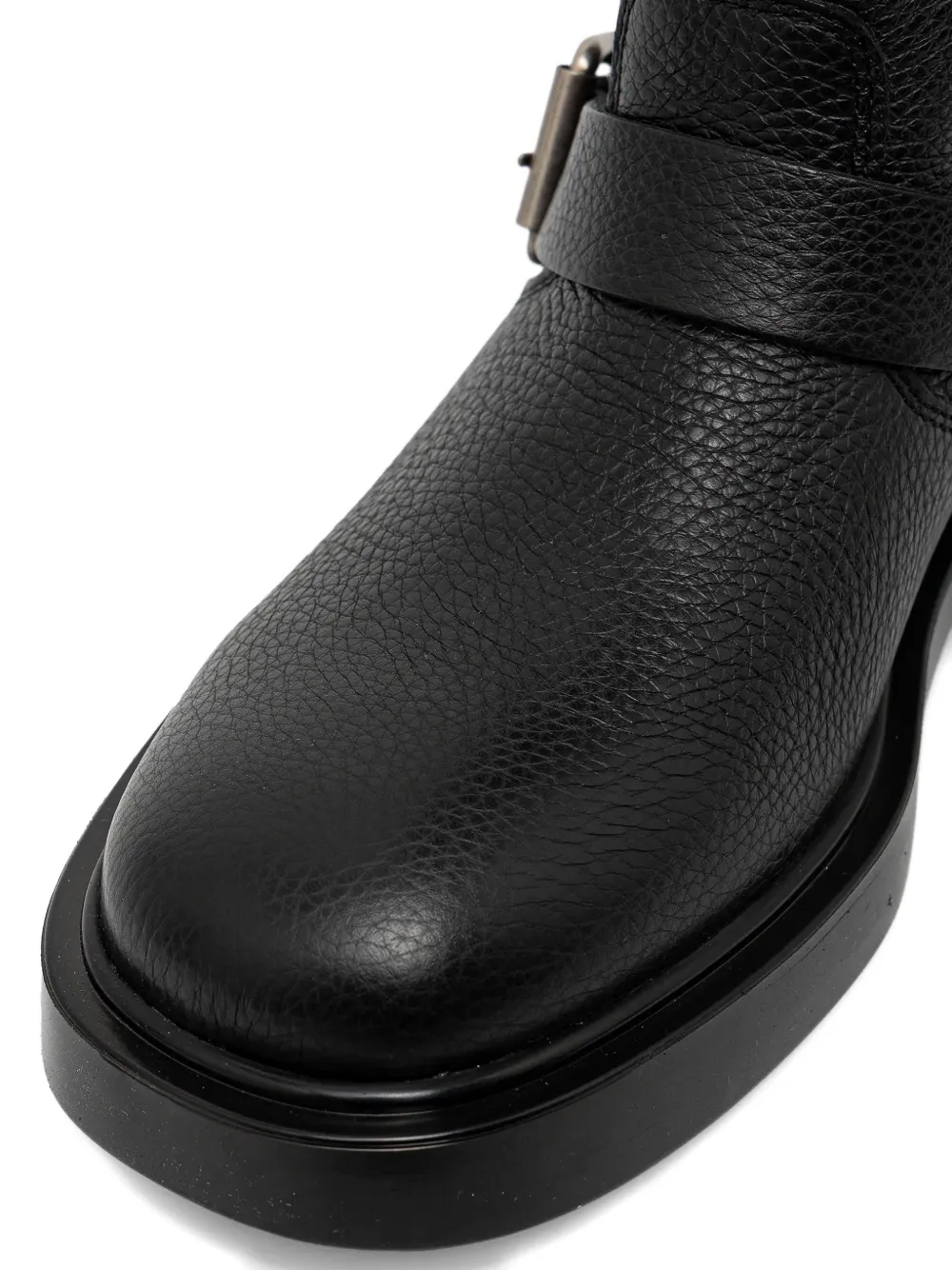 Copenhagen buckle-strap biker boots Zwart