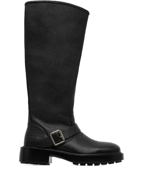 Copenhagen buckle-strap biker boots
