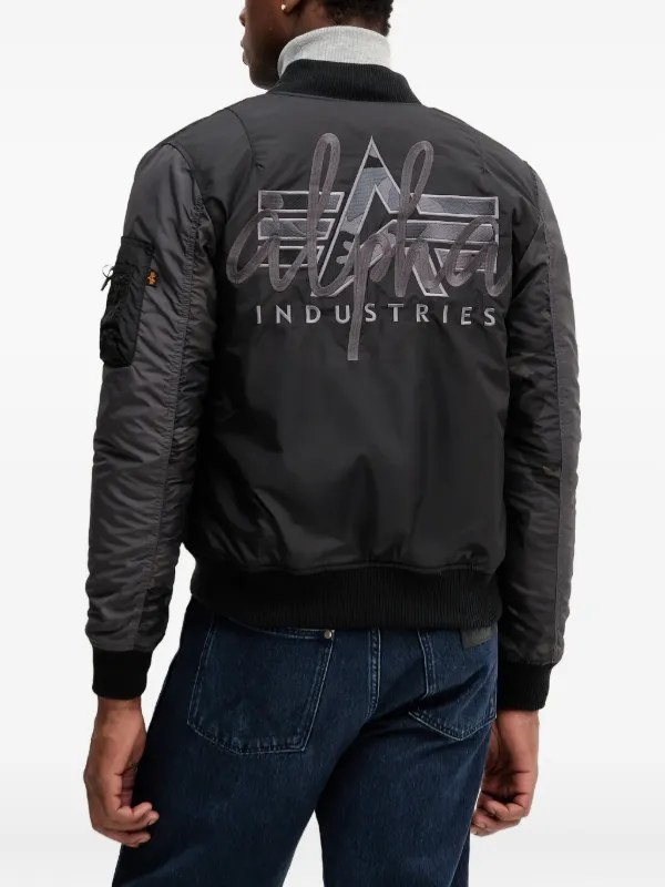 Alpha Industries MA-1 ボンバージャケット | ブラック | FARFETCH JP