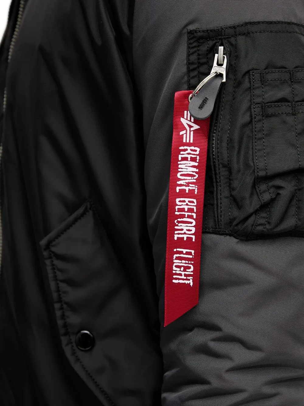 Alpha Industries MA-1 bomberjack met borduurwerk Zwart