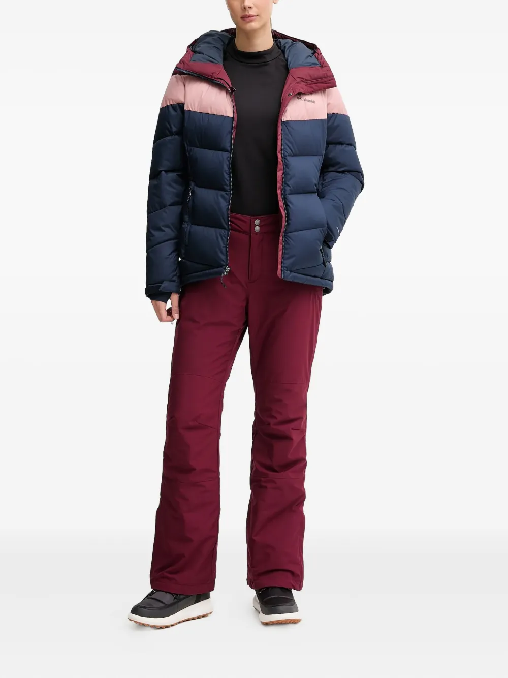 Columbia Logo-print Ski Jacket In Blue