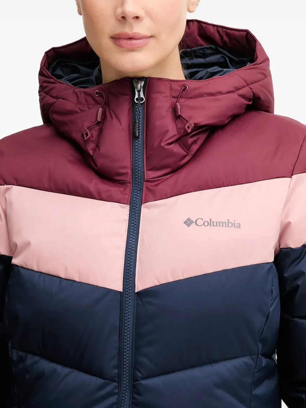 Columbia Logo-print Ski Jacket In Blue