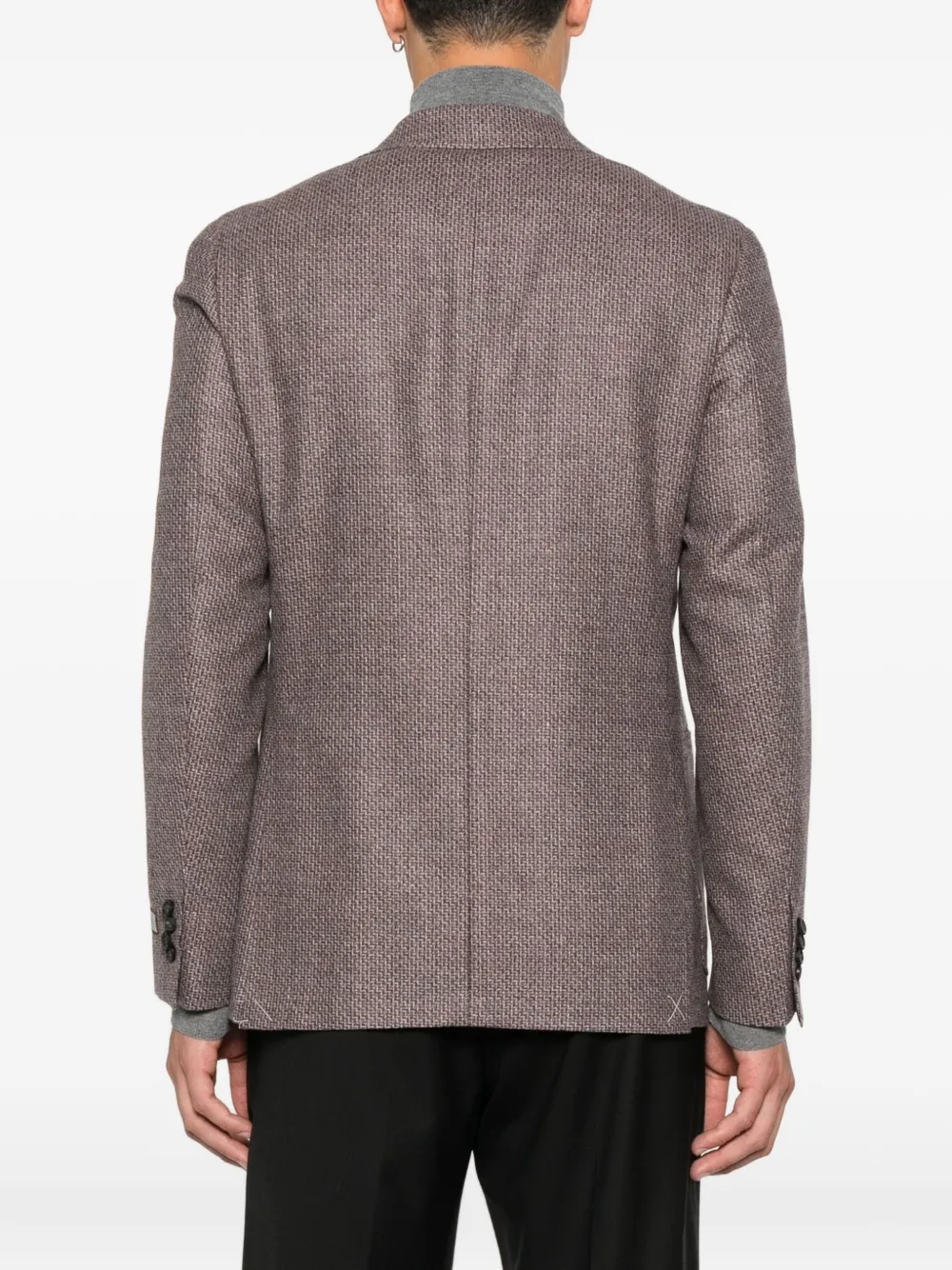 Canali Wollen blazer Roze