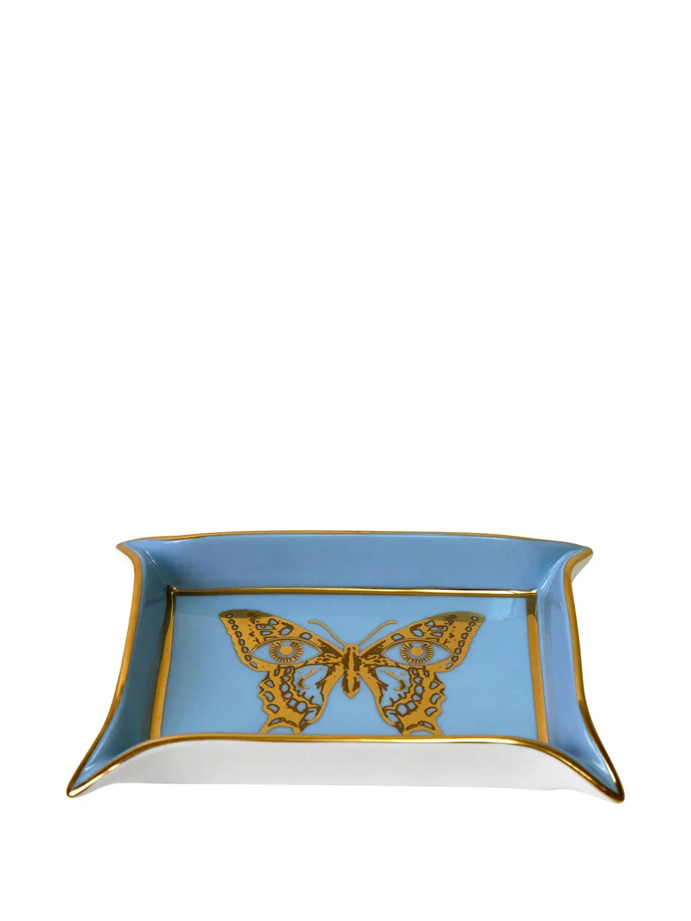 Jonathan Adler Mariposa Valet Tray (18cm X 13cm) In Blue