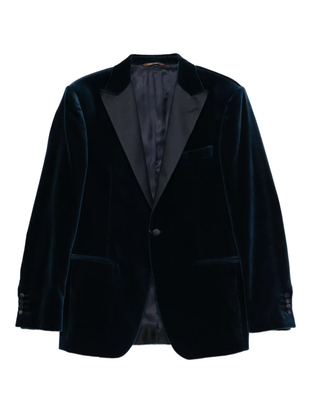 Canali Blazer in velluto - Blu