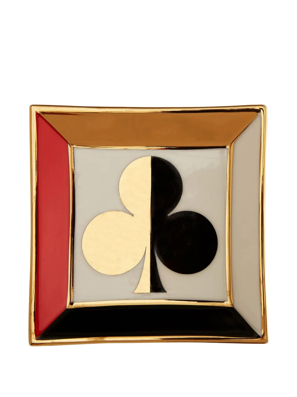Jonathan Adler Dealer's Choice Square Tray (11.5cm X 11.5cm) In Multi