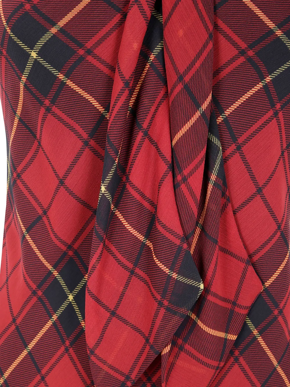 Lauren Ralph Lauren Geruite jurk Rood