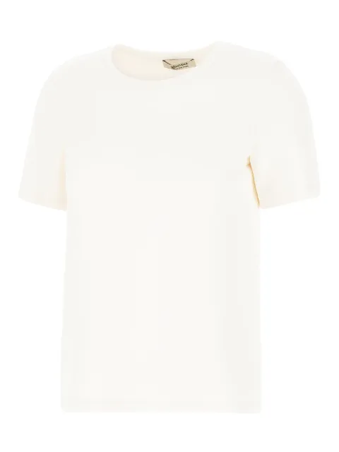'S Max Mara playera bordada con cuello redondo