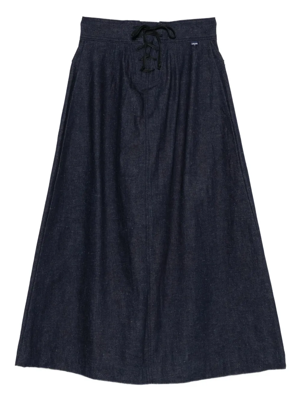 Levi's Mariner Button Pocket Midi Skirt In Blue