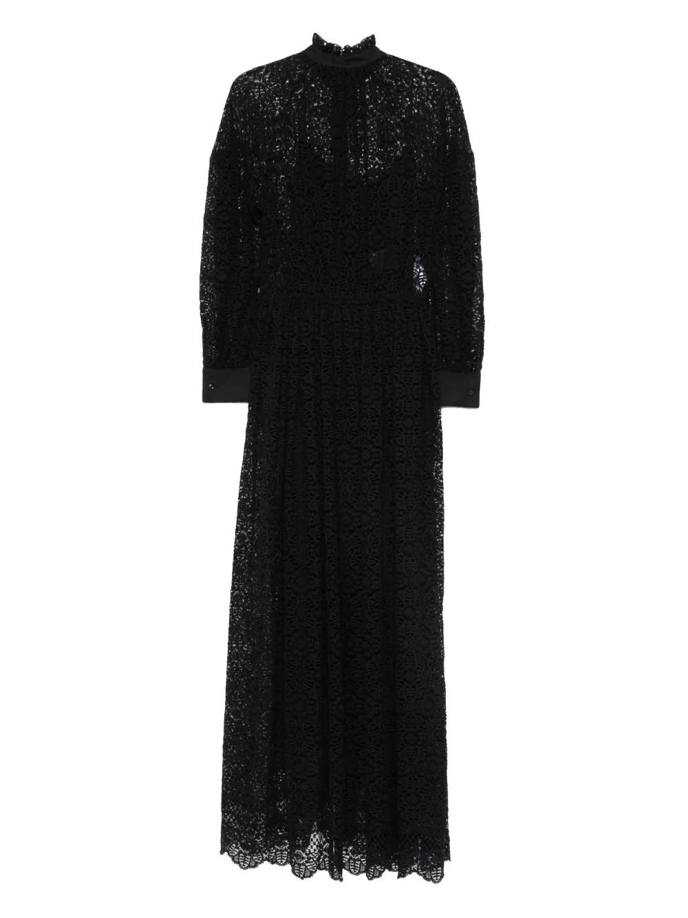 tie-fastening suede sandals 