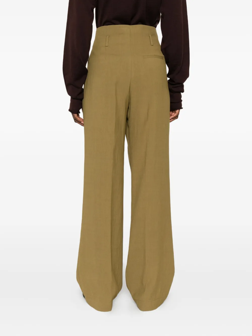 Forte Forte Pleated Trousers In Green