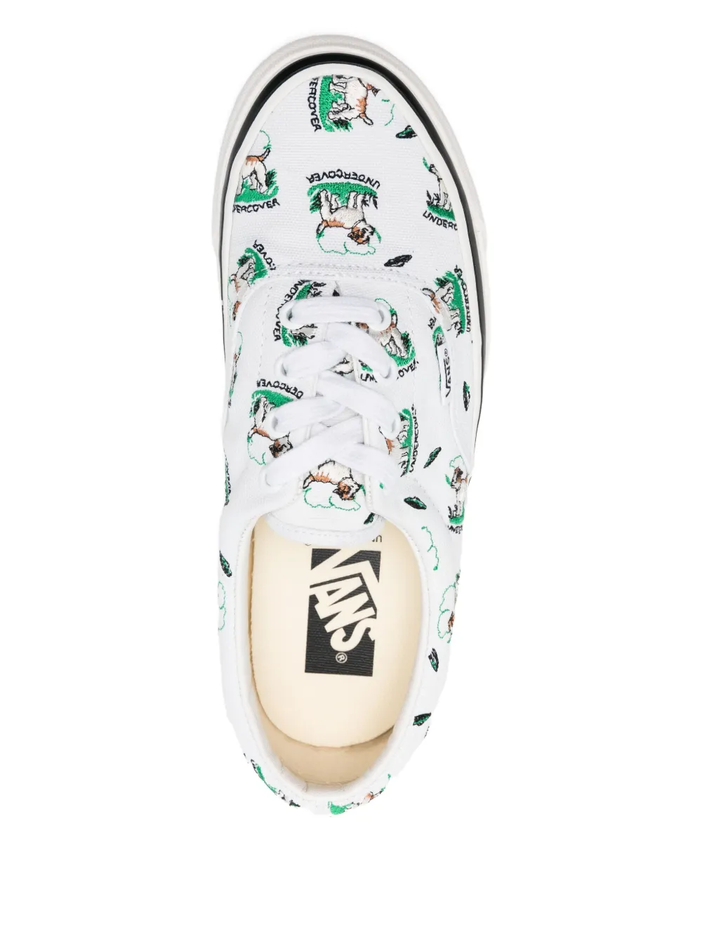 Vans X Undercover Era 95 Dog True Sneakers In White