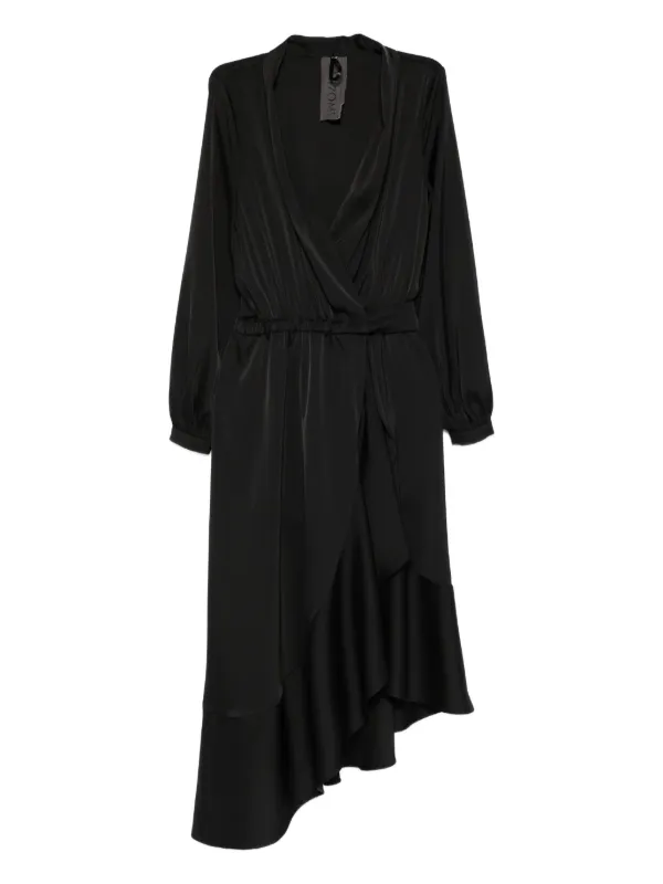 ruffled asymmetric midi dress Fabiana Filippi Ruffle Detail Midi Dress