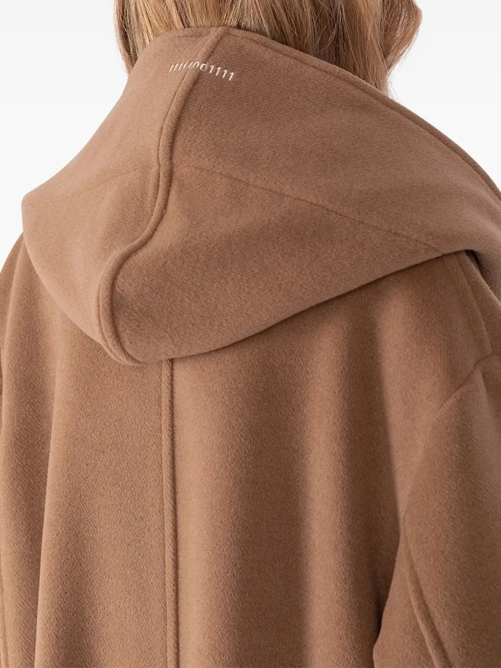 Société Anonyme Sunday Morning Hooded-belted Coat In Brown