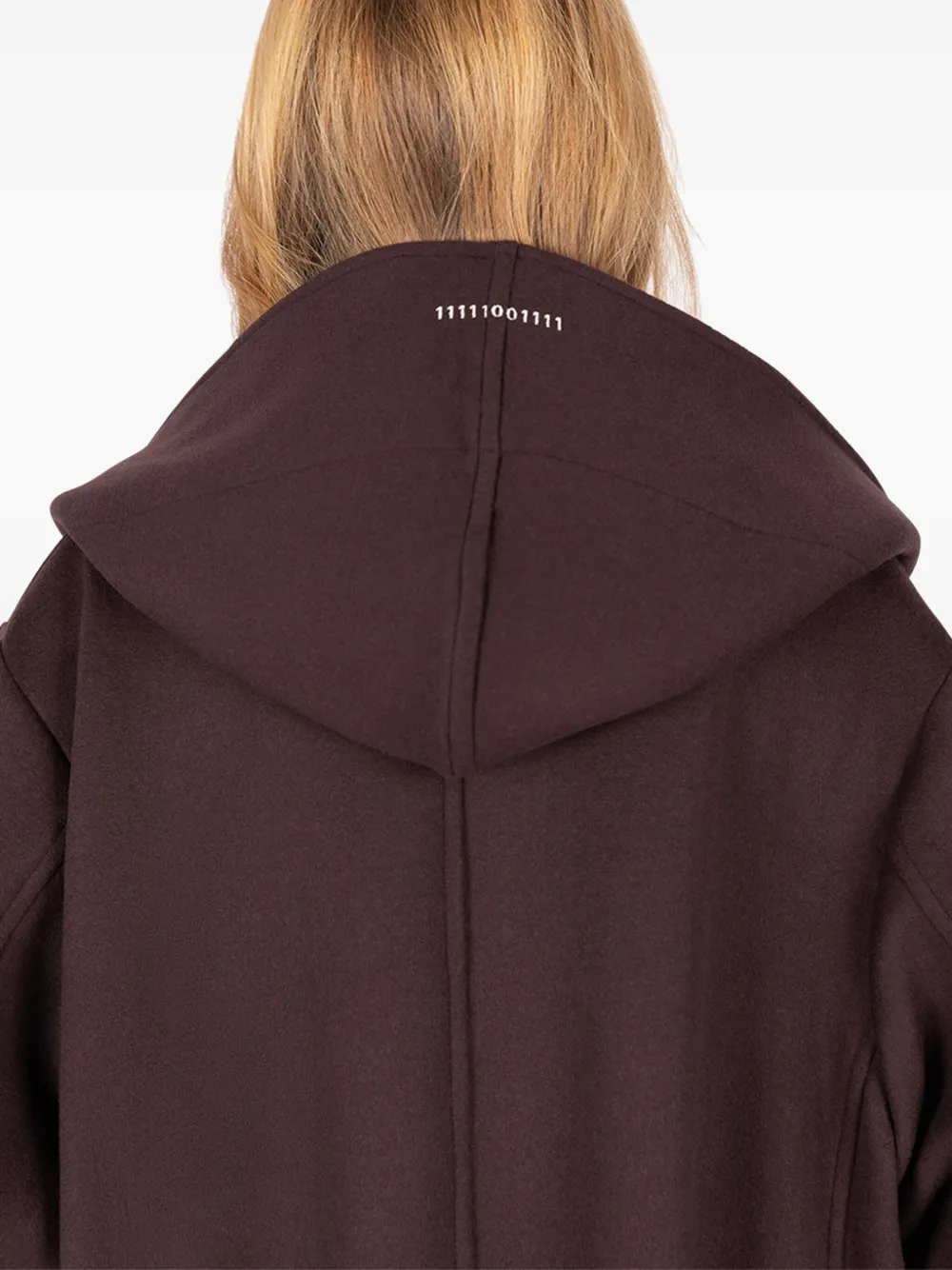 Société Anonyme Sunday Morning jas met capuchon en ceintuur Bruin